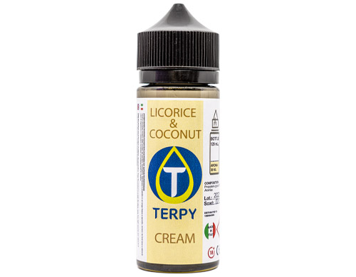 Saprore_Licorice & Coconut4 Liquidi Cremosi bottiglietta da 120 ml di liquidi sigaretta elettronica Licorice & Coconut