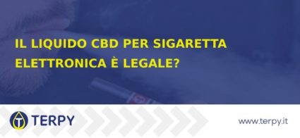 Il liquido al CBD per e-cig è legale?