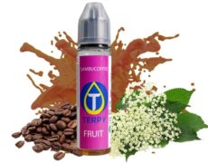 Boccetta di liquido fruttato per sigaretta elettronica gusto cafffè e anice