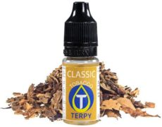Boccetta contenente aroma da svapare per sigarette elettroniche al sapore di tabacco Classic