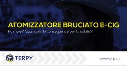 atomizzatore bruciato sigaretta elettronica