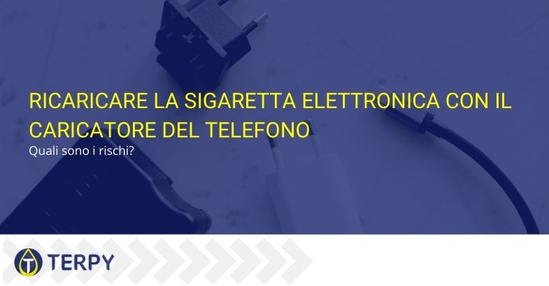 Ricaricare la sigaretta elettronica con il caricatore del telefono