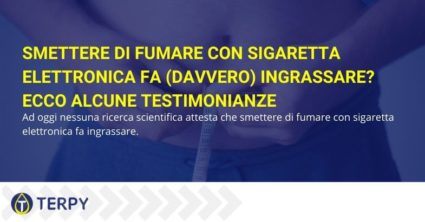 Smettere di fumare con sigaretta elettronica fa (davvero) ingrassare? Ecco alcune testimonianze