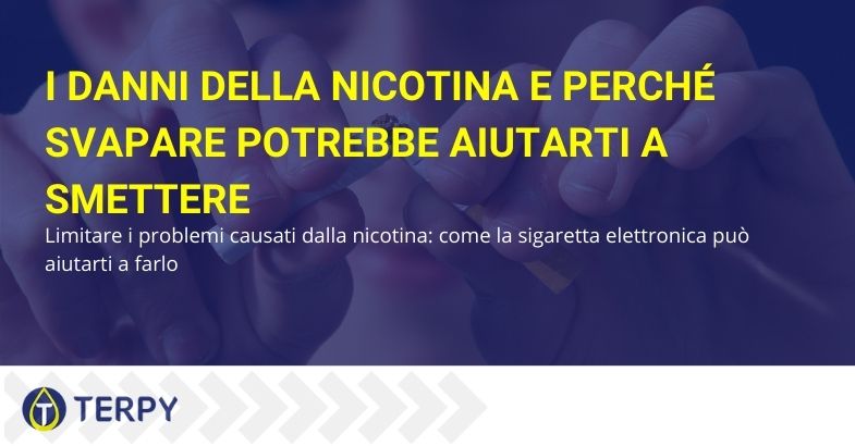 I danni della nicotina e perché svapare potrebbe aiutarti a smettere