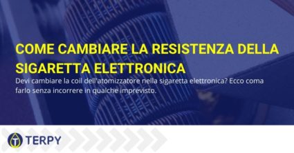 Ecco come camabiare la resistenza per e-cig senza imprevisti