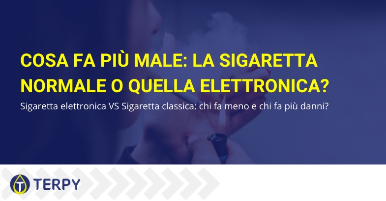 cosa fa piu male la sigaretta normale o quella elettronica