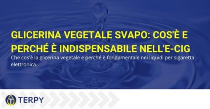 glicerina vegetale svapo