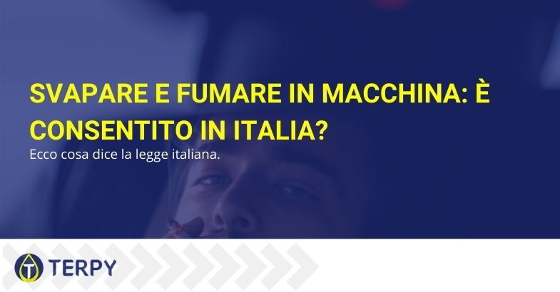 Si può svapare e fumare in macchina?