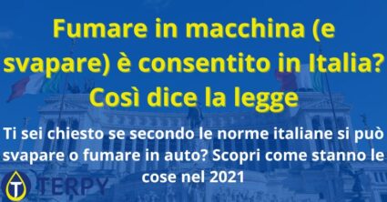 Fumare in macchina (e svapare) è consentito in Italia?