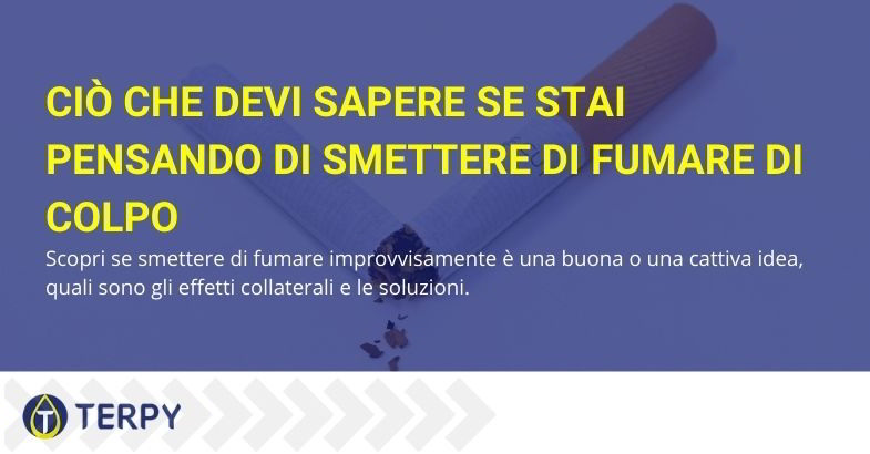 smettere di fumare di colpo