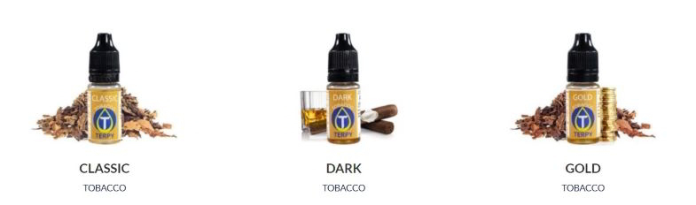 esempi di aromi tabaccosi su Terpy