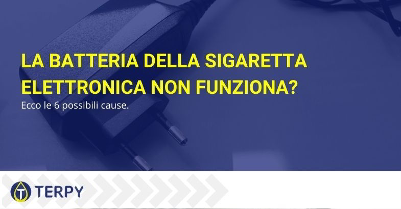 la batteria della sigaretta elettronica non funziona