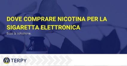 dove comprare nicotina per la sigaretta elettronica