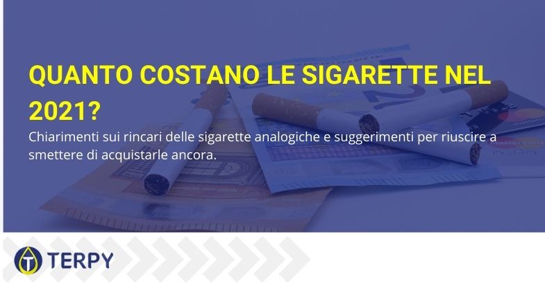 quanto costano le sigarette nel 2021