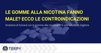 Le gomme alla nicotina vengono utilizzate per smettere di fumare