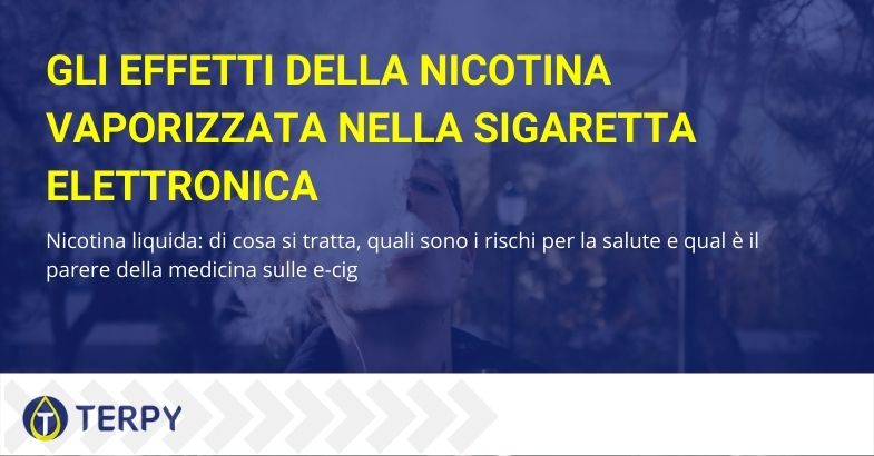 Gli effetti della nicotina vaporizzata sono molto simili a quelli della nicotina naturale