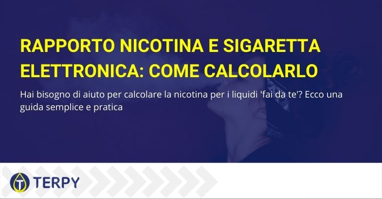 Per fare un buon liquido fai da te è necessario saper calcolare quanta nicotina serve