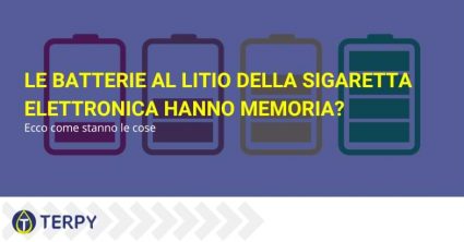 batterie sigaretta elettronica hanno memoria