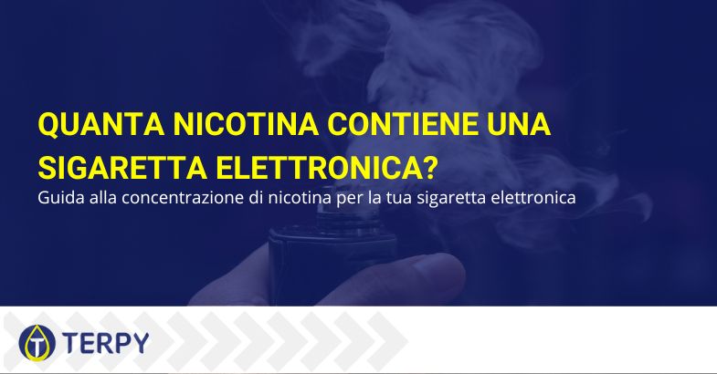 Quanta nicotina contiene una sigaretta elettronica?