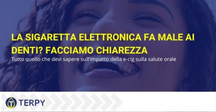 La sigaretta elettronica fa male ai denti?