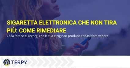 Sigaretta elettronica che non tira più