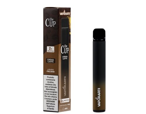 confezione e disposable Vaporart vape pen the cup