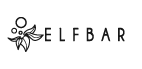 logo della vape pen usa e getta elfbar nera