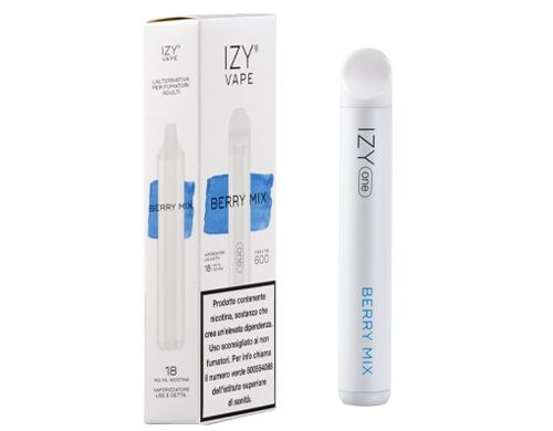 packaging e vape pen IZY berry mix