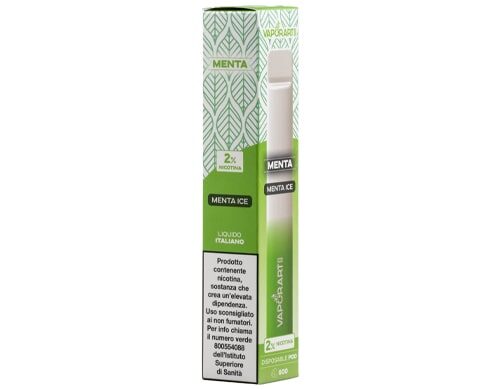 scatola Vaporart vape pen alla menta