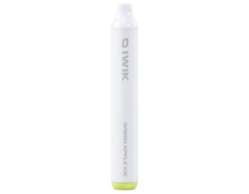 sigaretta elettronica usa e getta IWIK con 600 puff al gusto green apple