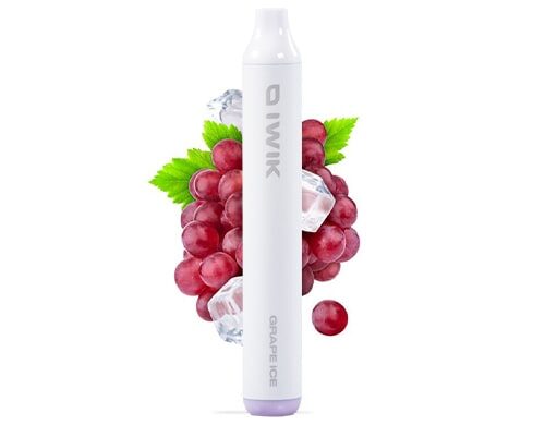 vape pen monuoso con 600 puff IWIK grape ice