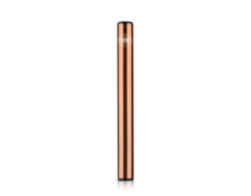 Penna vape arancione, sfondo neutro, Tropic Chill