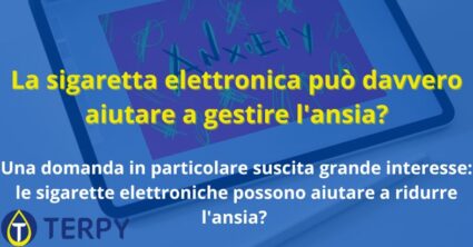 La sigaretta elettronica può davvero aiutare a gestire l'ansia?