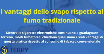 I vantaggi dello svapo rispetto al fumo tradizionale