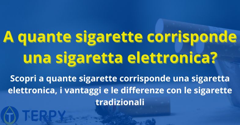 A quante sigarette corrisponde una sigaretta elettronica?