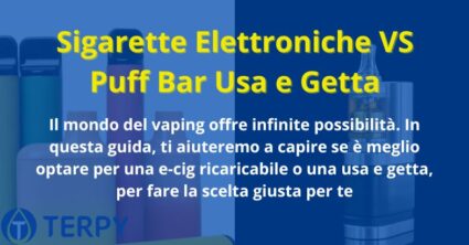 Sigarette Elettroniche VS Puff Bar Usa e Getta