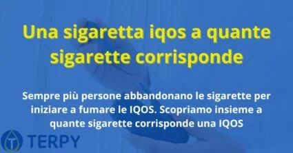 Una sigaretta iqos a quante sigarette corrisponde